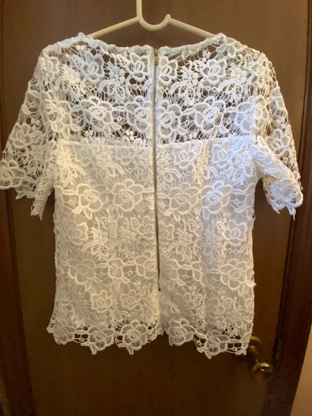 Nanette Lepore White Lace Top - photo 2