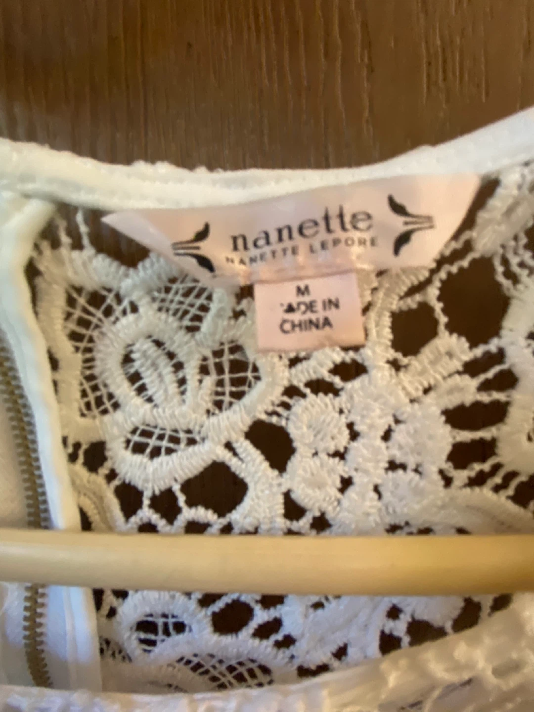Nanette Lepore White Lace Top - photo 3
