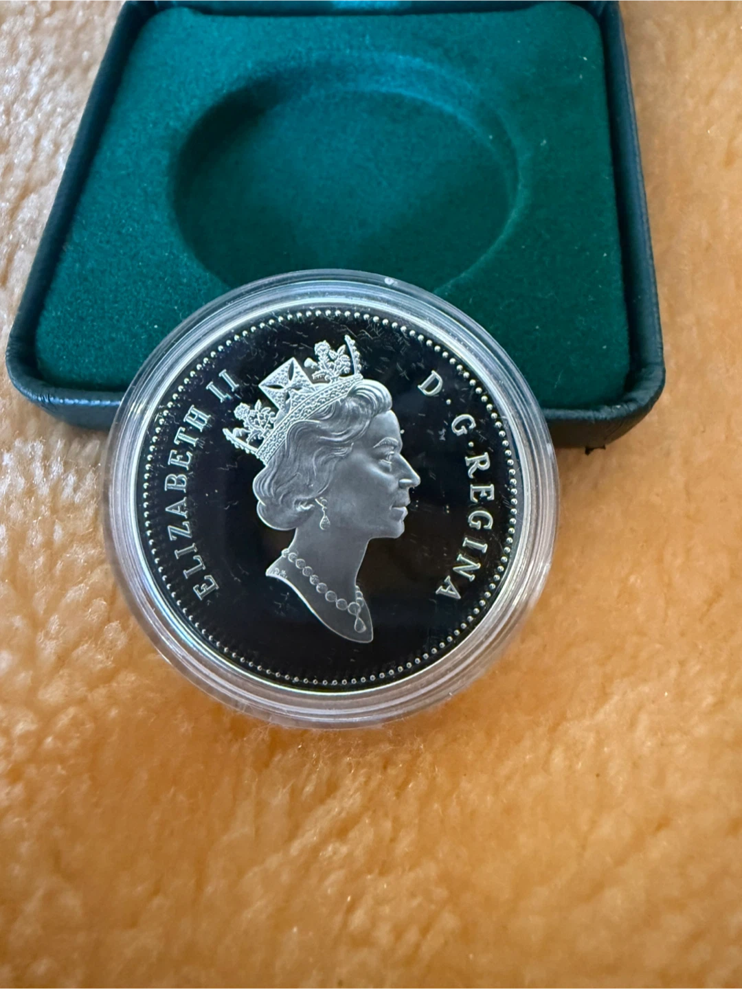 1994 Canada Dollar Silver Coin - Dog Sled - photo 3