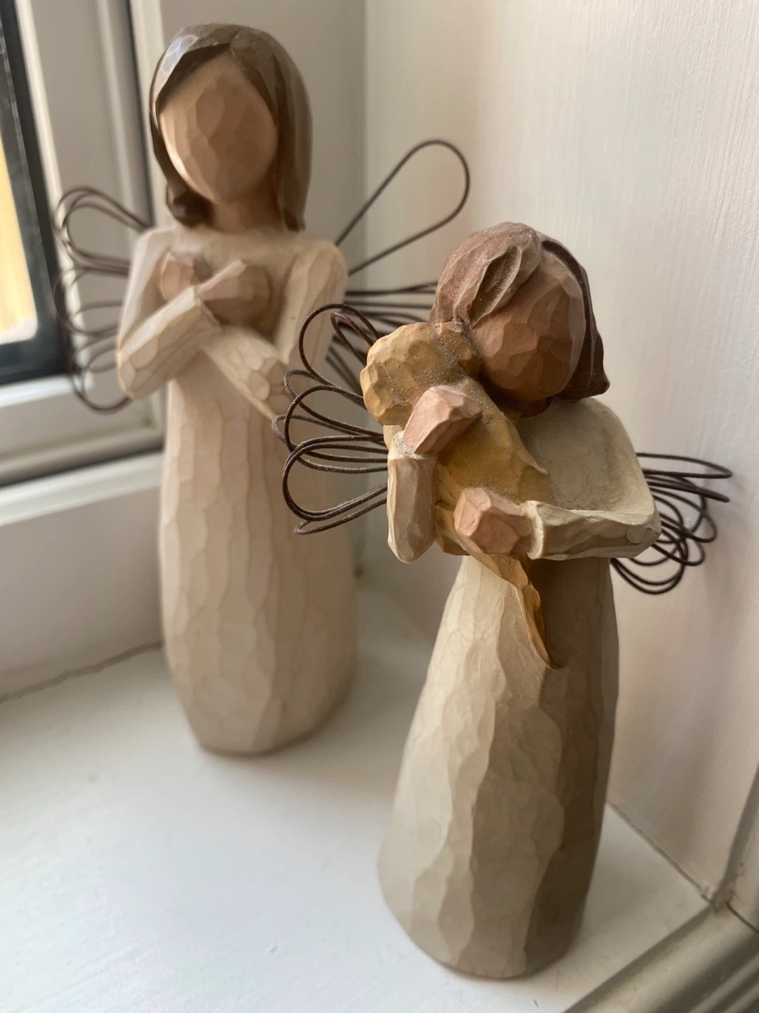 Willow Tree Angel Figurines - Guardian & Cherish