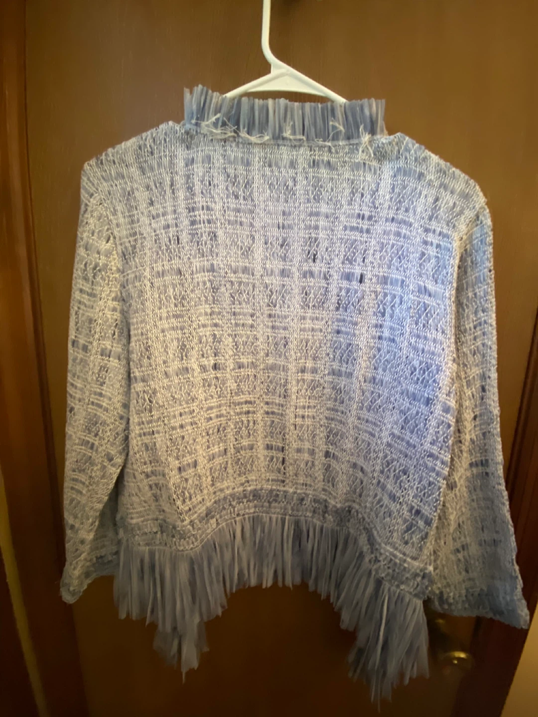 White House Black Market Fringe Cardigan - photo 2
