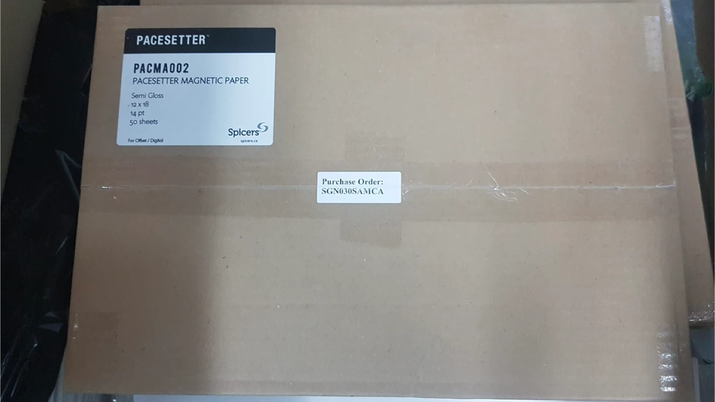 Pacesetter Digital Magnetic Paper / Magnet Sheets  - NEW 12 X 18