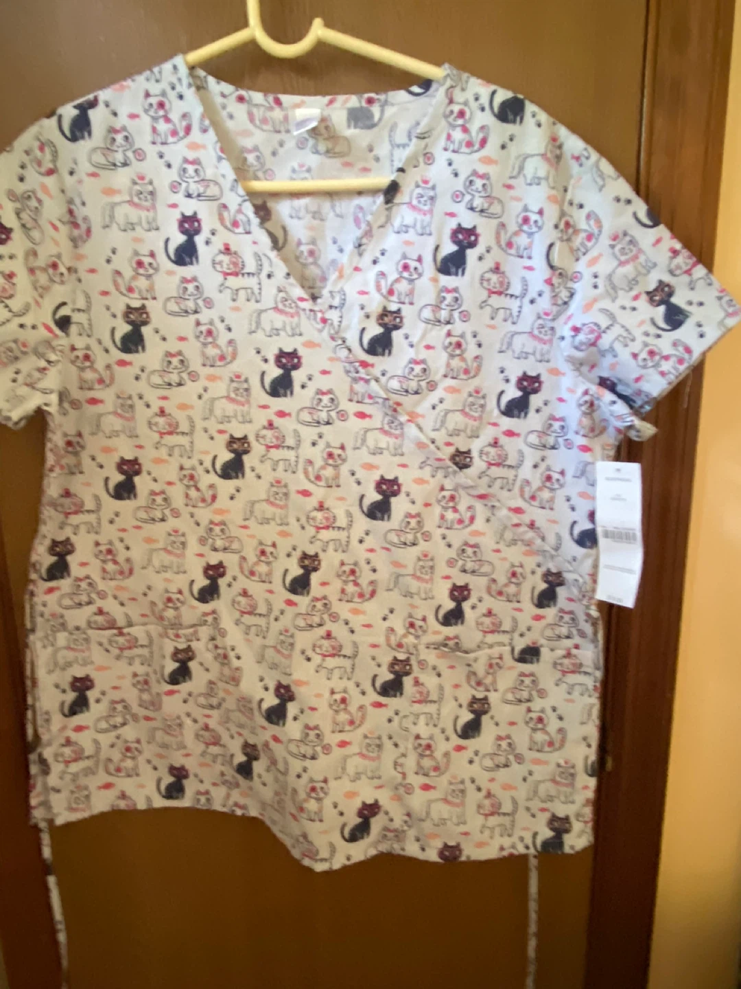 JUST be... Cat Scrub Top