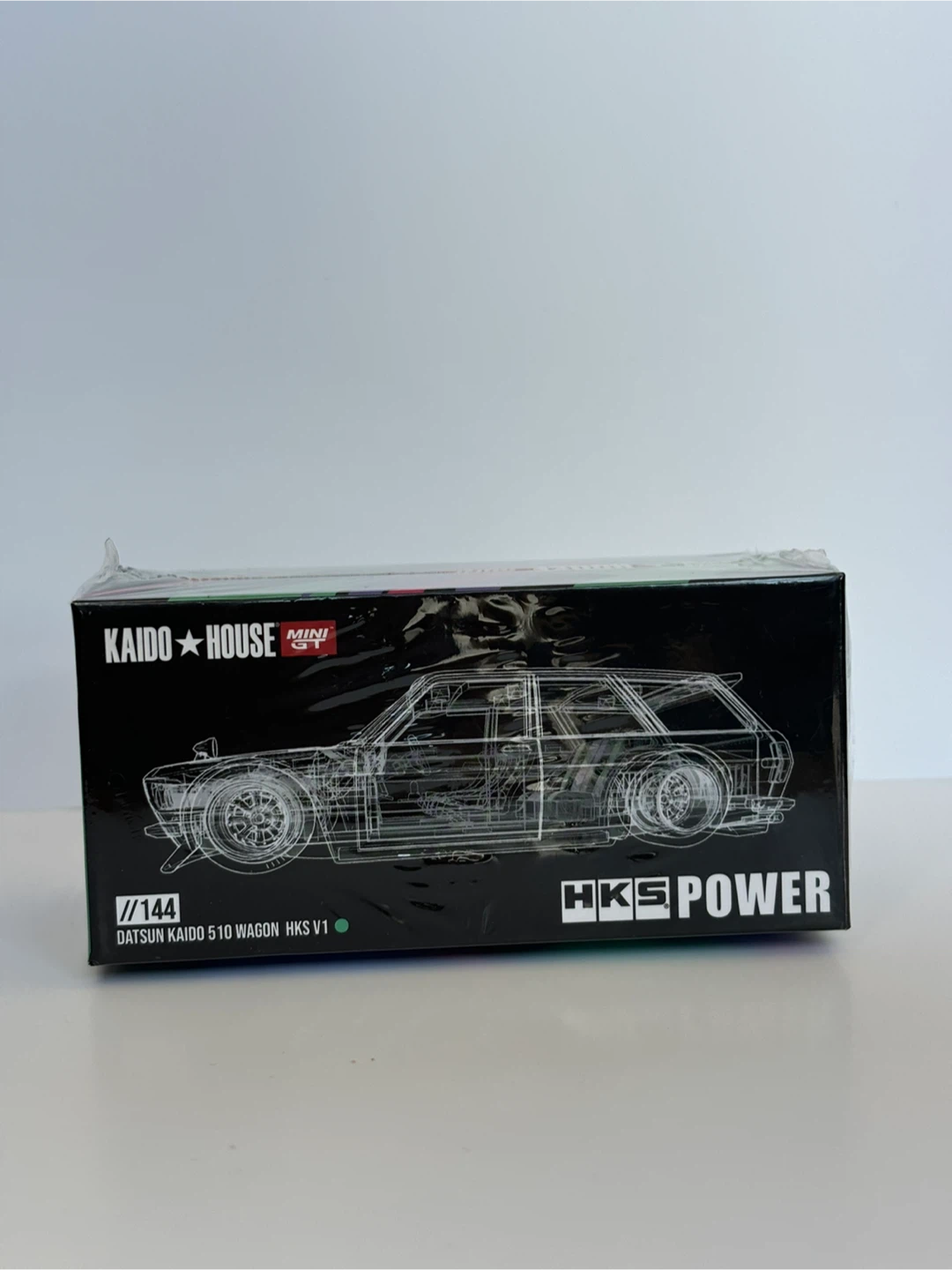 Kaido House Datsun 510 Wagon HKS V1 1/144 Scale Model Car