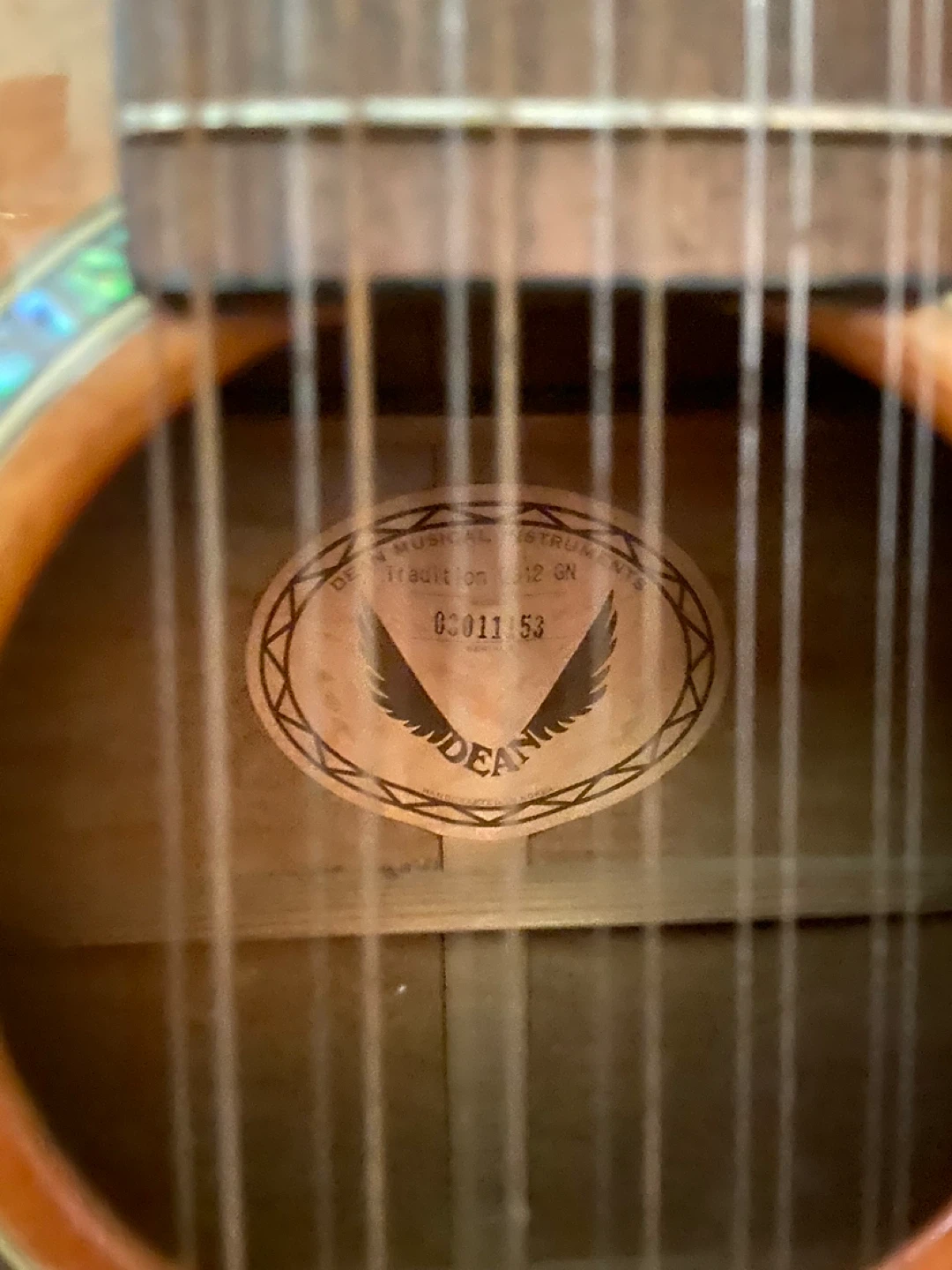 Dean 12-String Acoustic Guitar - photo 3