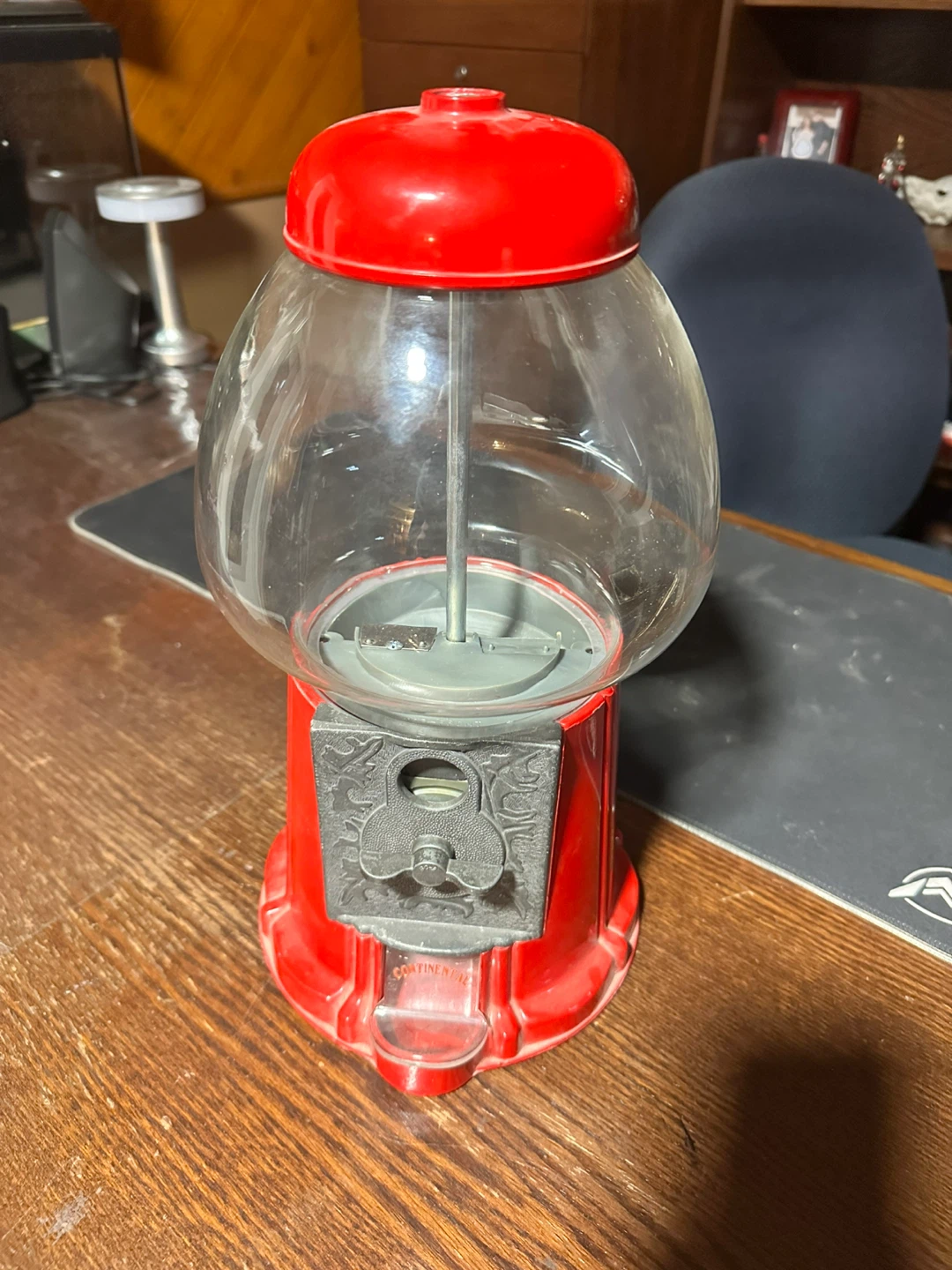 Red Continental Gumball Machine