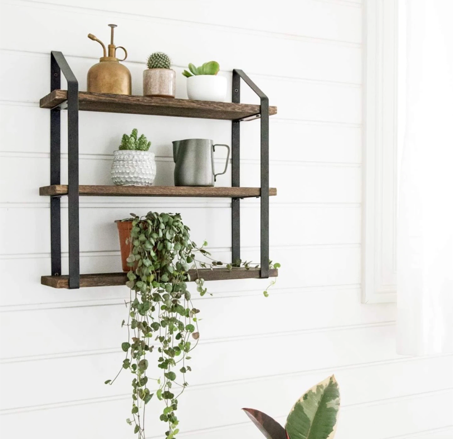 New Rustic Wall Shelf 3 Tier