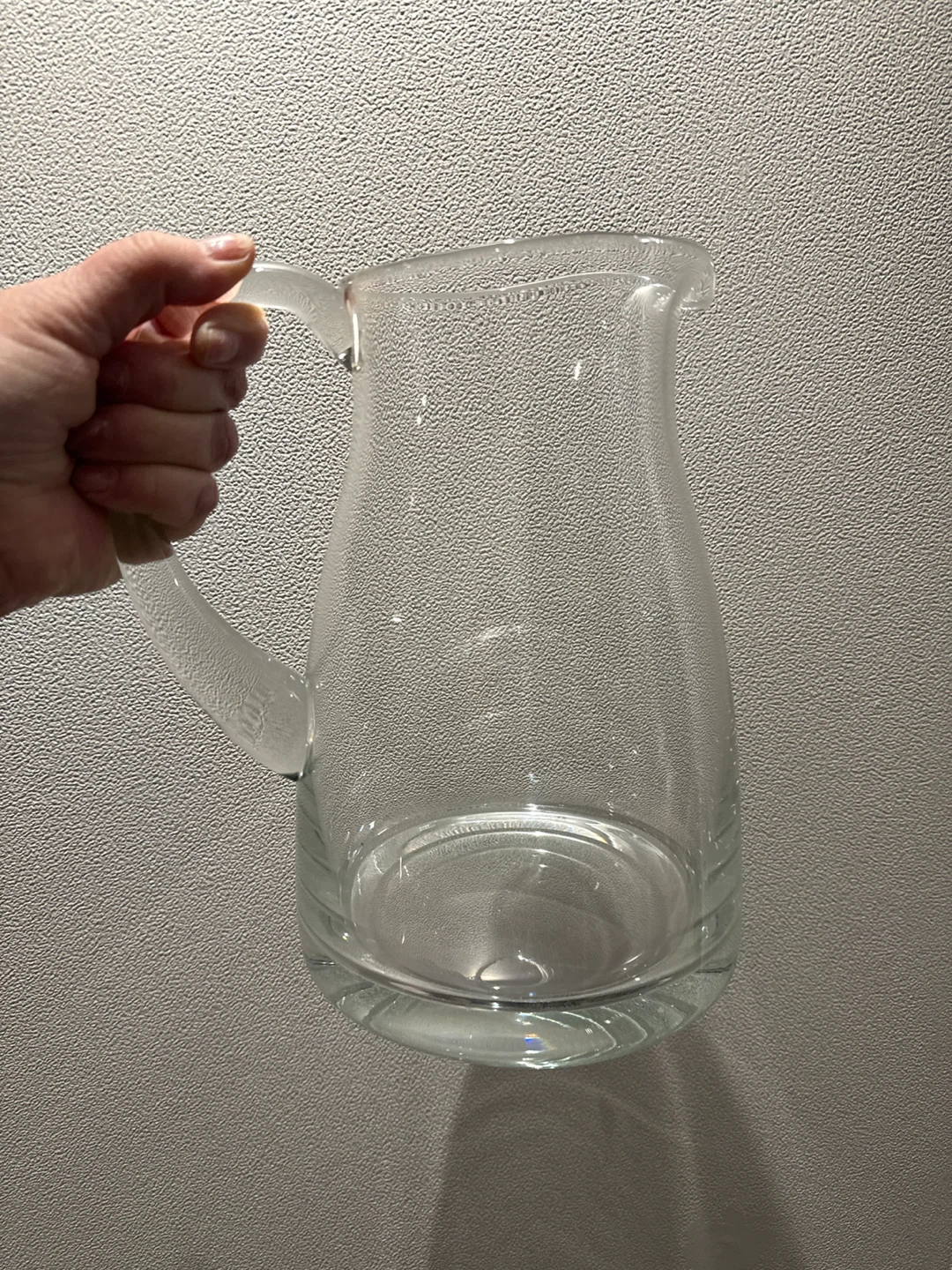 Clear Glass Pitcher - photo 2
