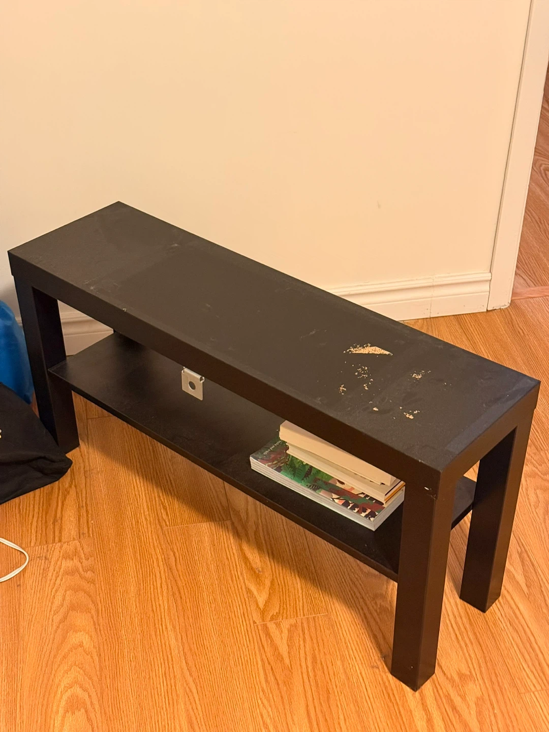 Black 2-Tier TV Stand - photo 2