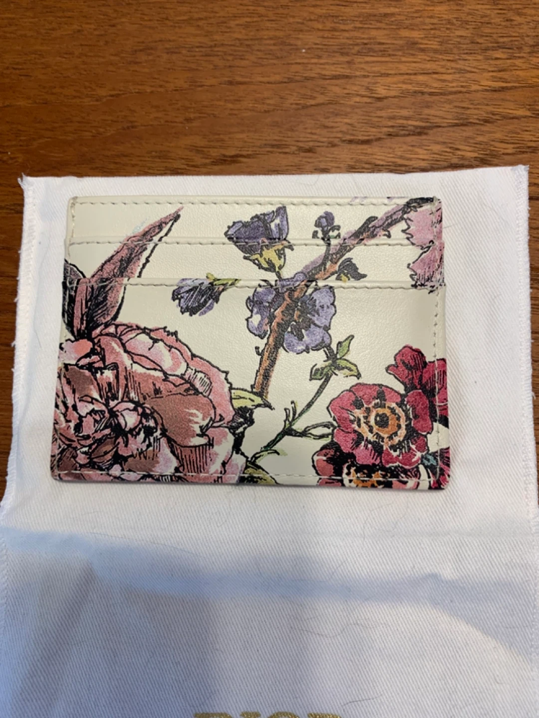 Christian Dior Card Holder with Floral Print - photo 4