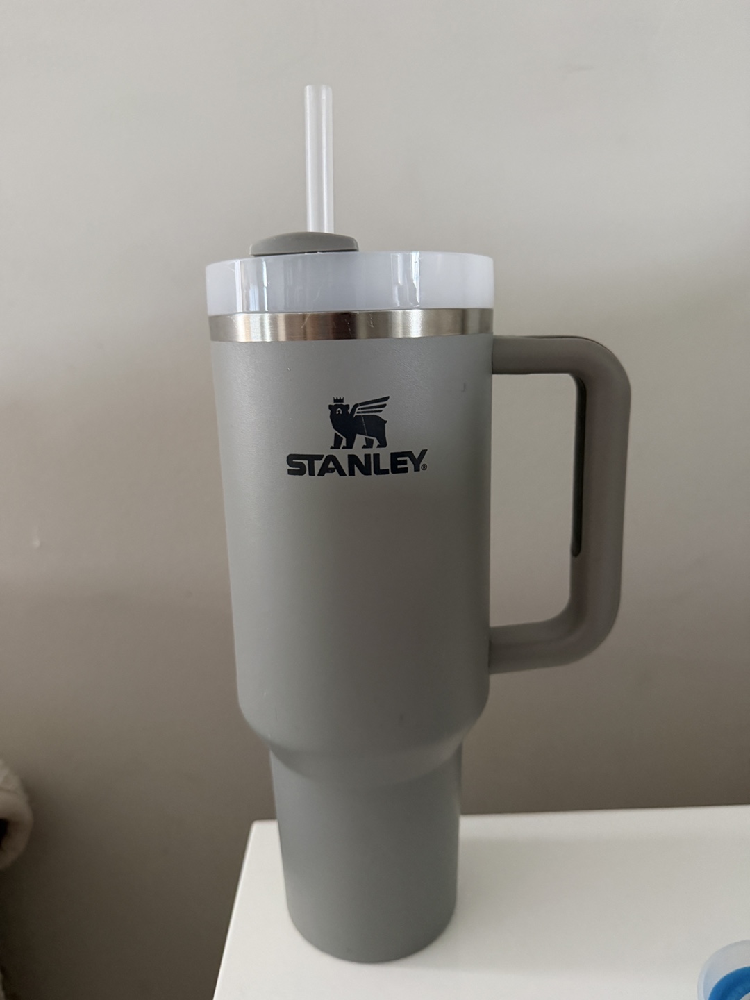 Stanley Grey Tumbler with Straw