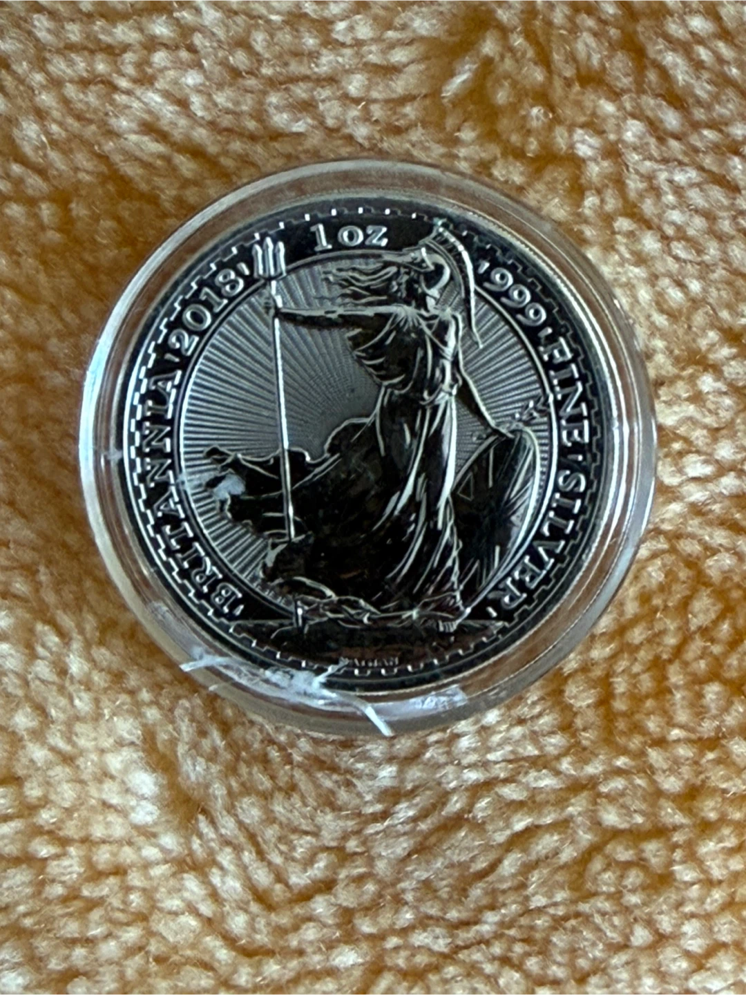 2018 1 oz 999 Fine Silver Britannia Coin - photo 2
