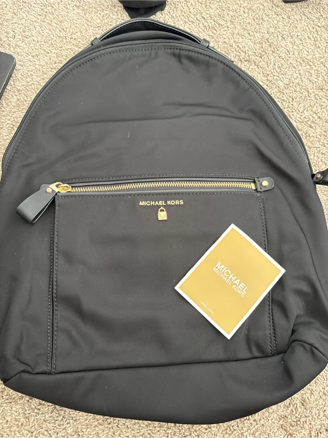 Michael Kors Black Nylon Backpack