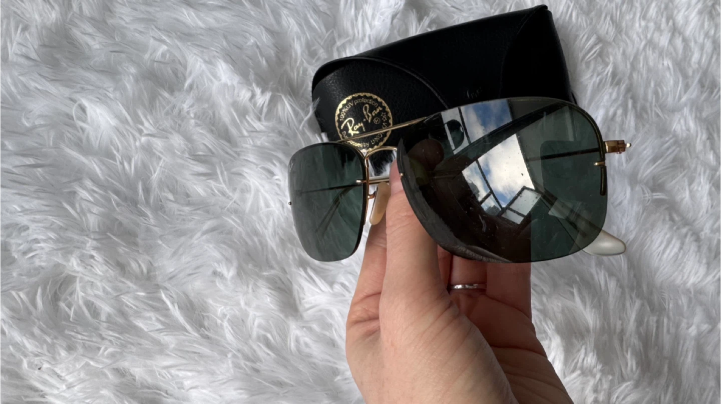 Ray-Ban RB 3482 Sunglasses Gold Frame Green Lens - photo 3