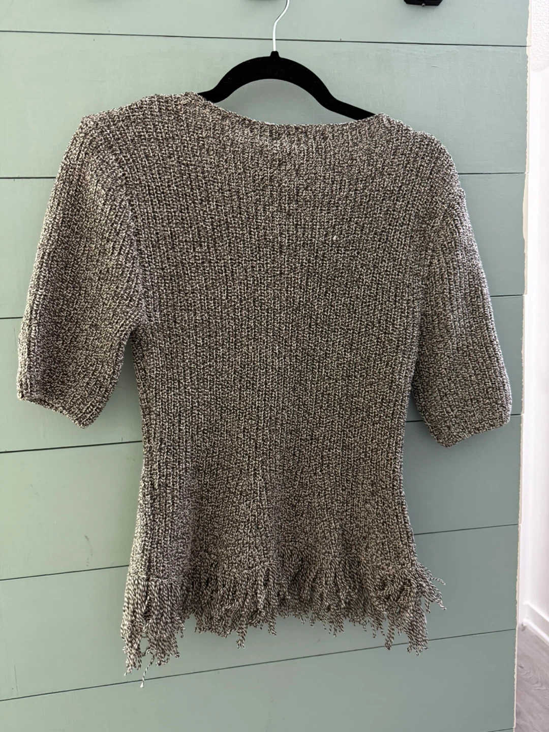 Zara Knit Sweater with Fringe - Size S - photo 4
