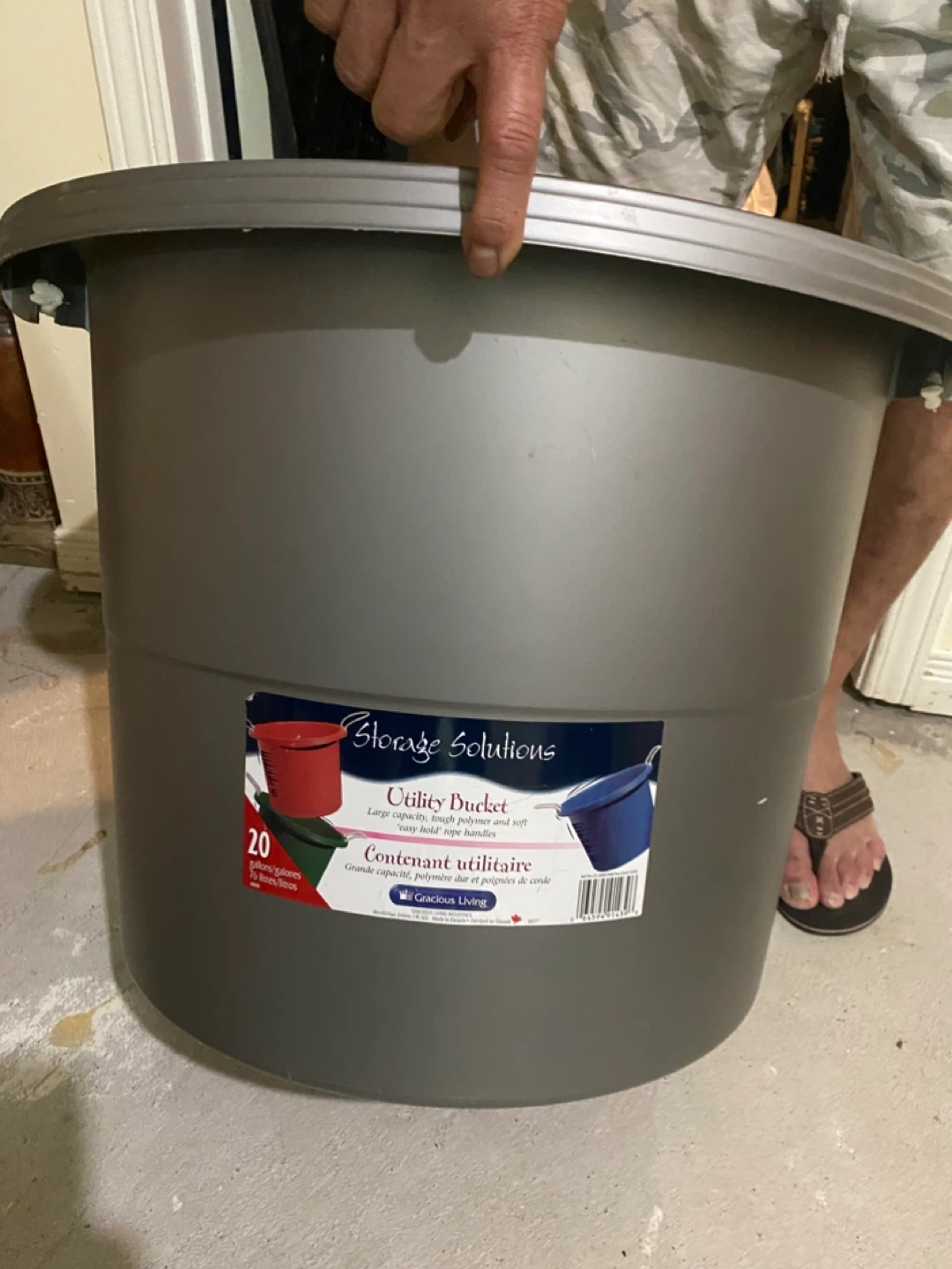 Storage Solutions Utility Bucket