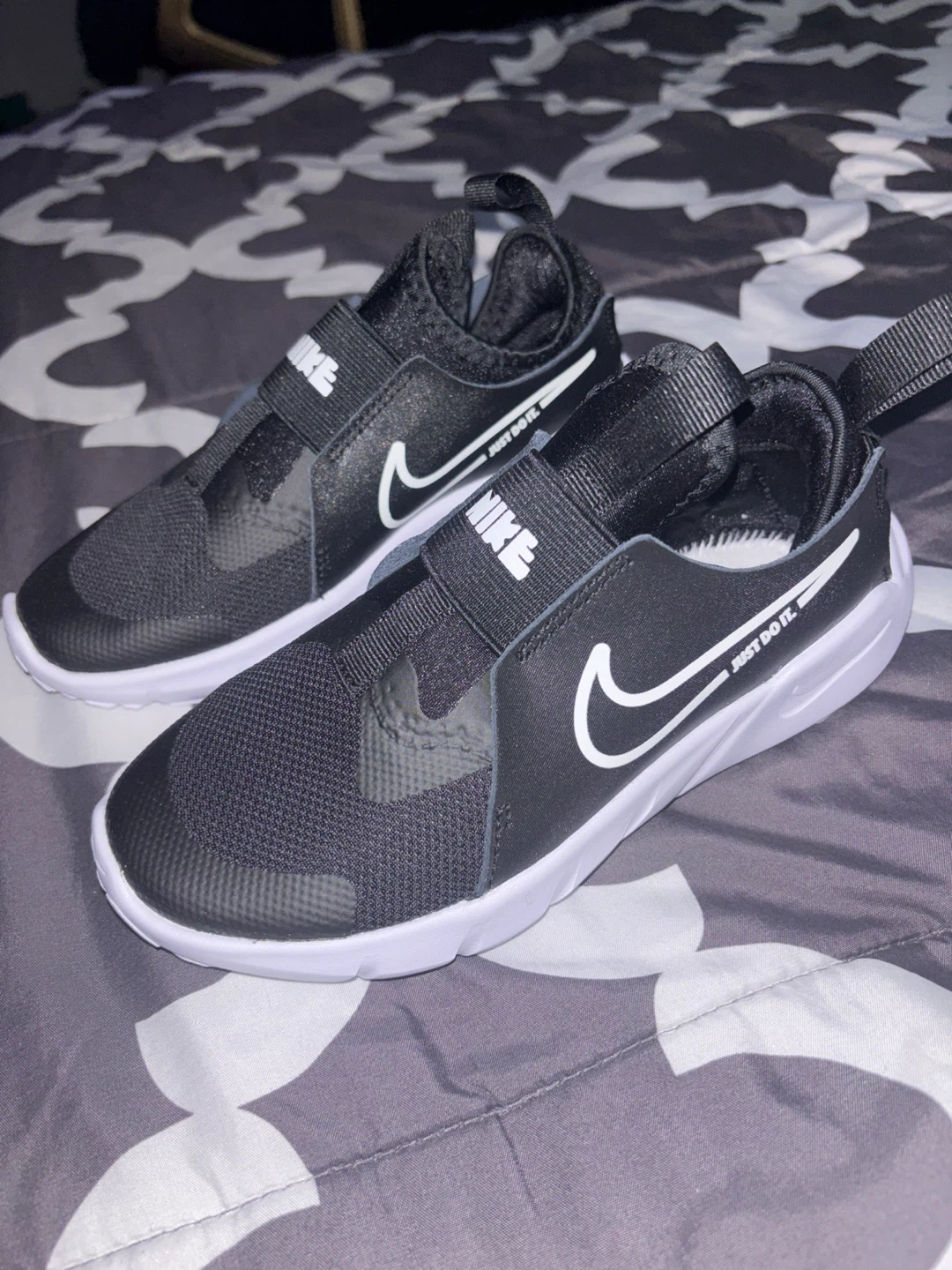 Nike Kids Shoes Black White