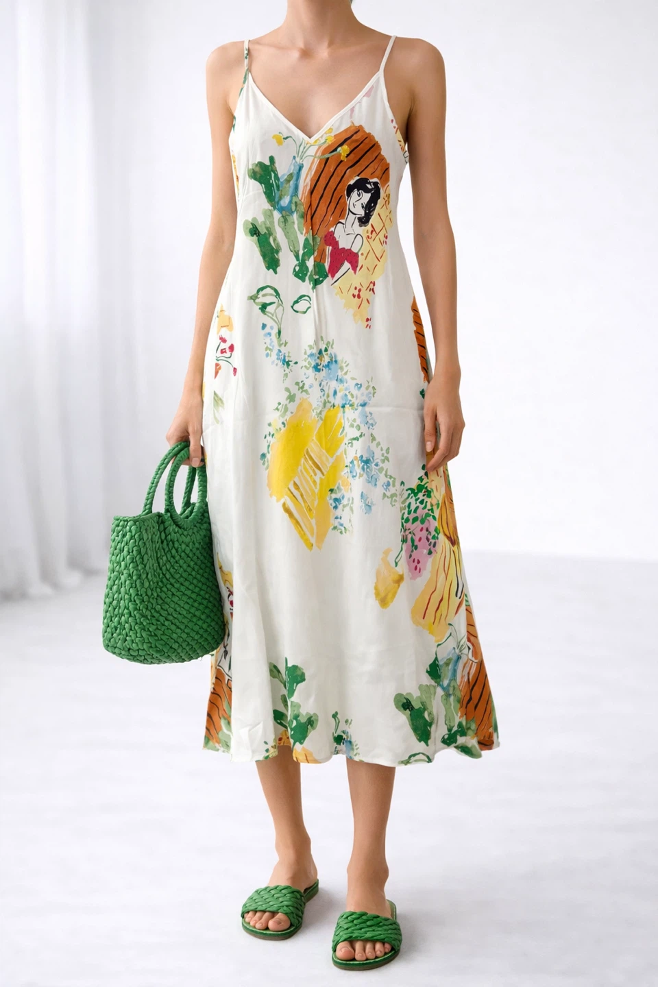 Beautiful WILFRED Dress with Artistic Print