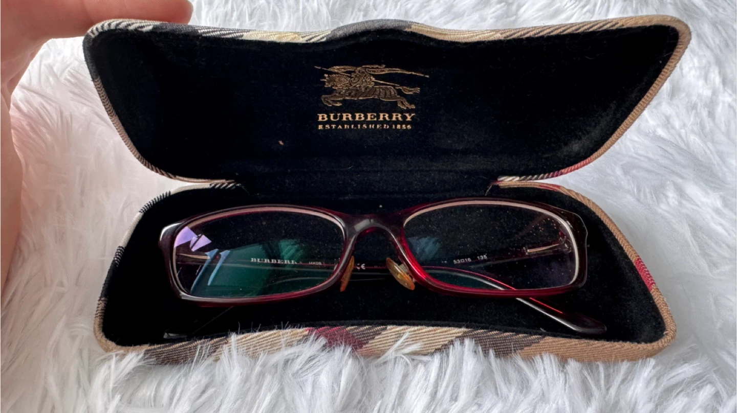 Burberry Eyeglasses B 2073 Burgundy