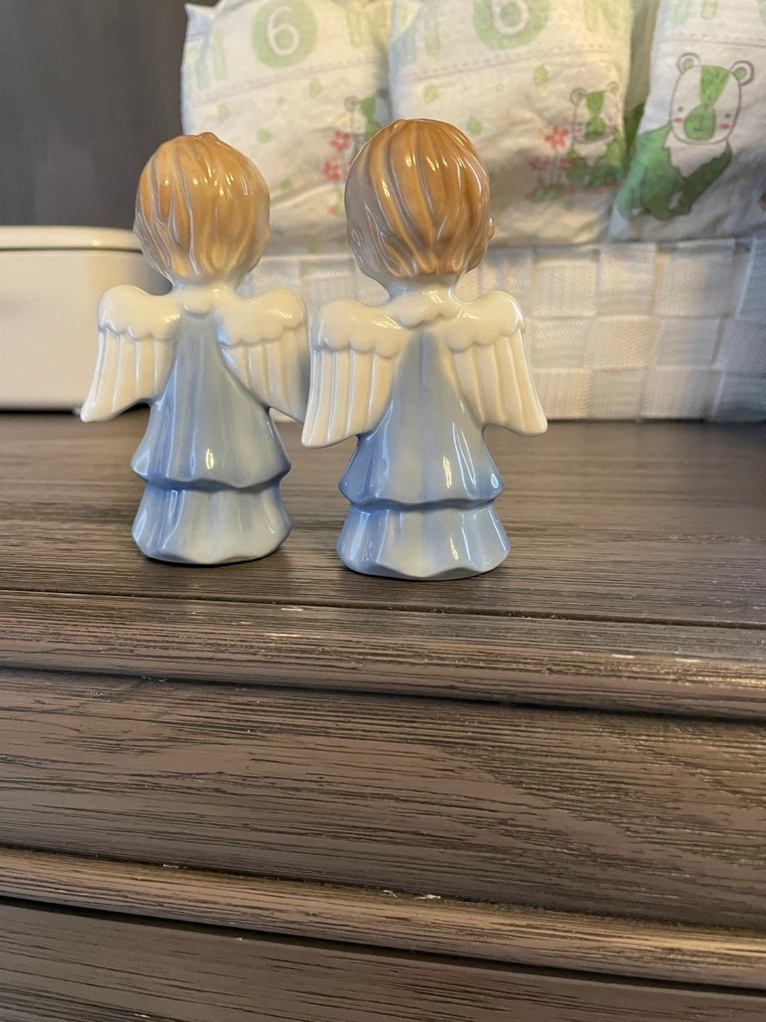 Set of 2 Birks Porcelain Angel Figurines - photo 2