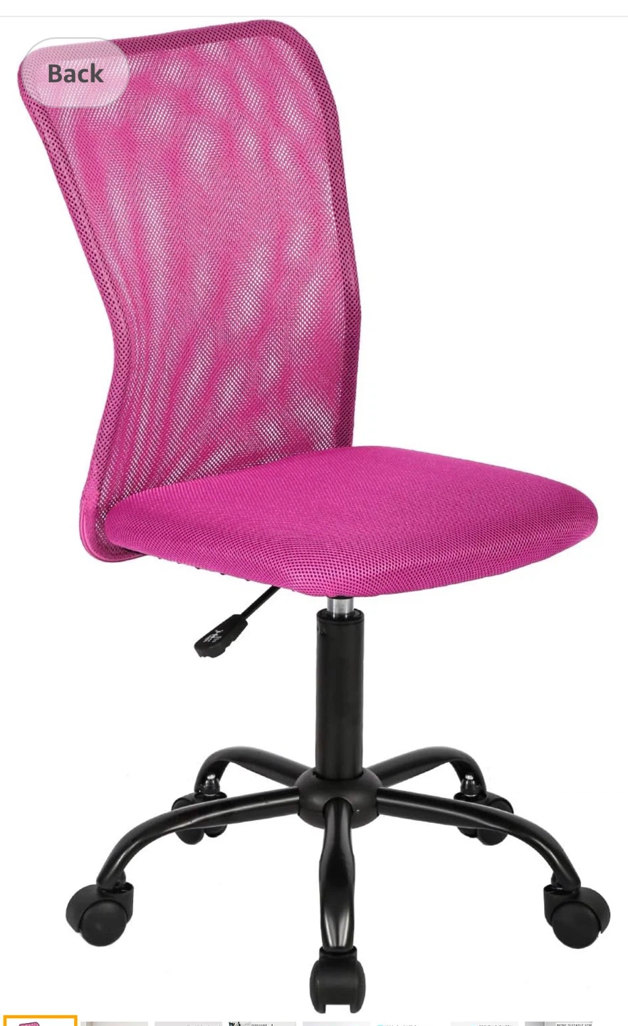 Pink Mesh Office Chair - photo 5