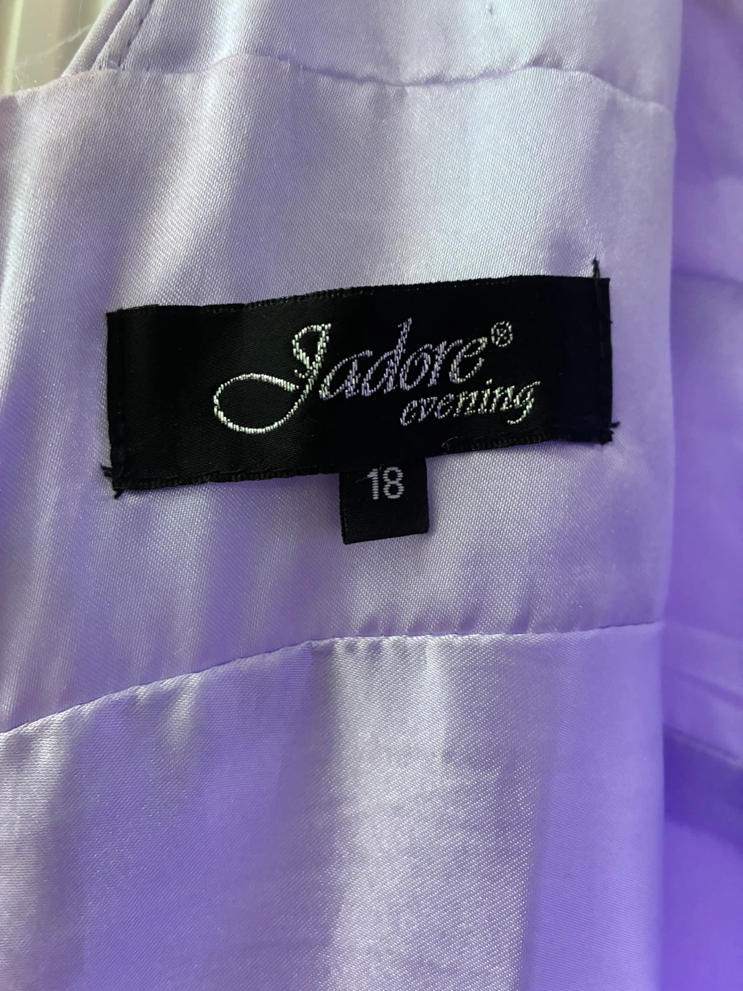 Jadore Evening Lavender Sparkle Dress Size 18 - photo 3