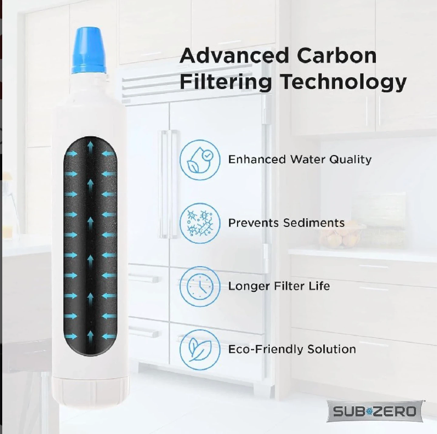 Sub-Zero Water Filter 4204490 + Air Filter 7007067 (New) - photo 5