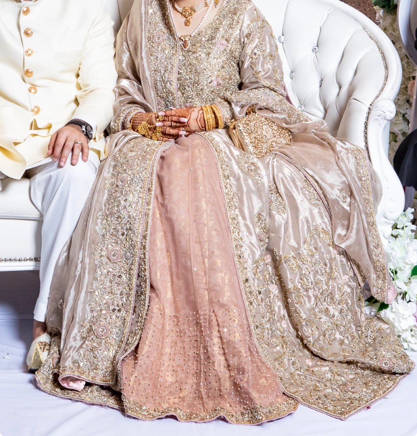 Embellished Pakistani Bridal Anarkali Dress - photo 2