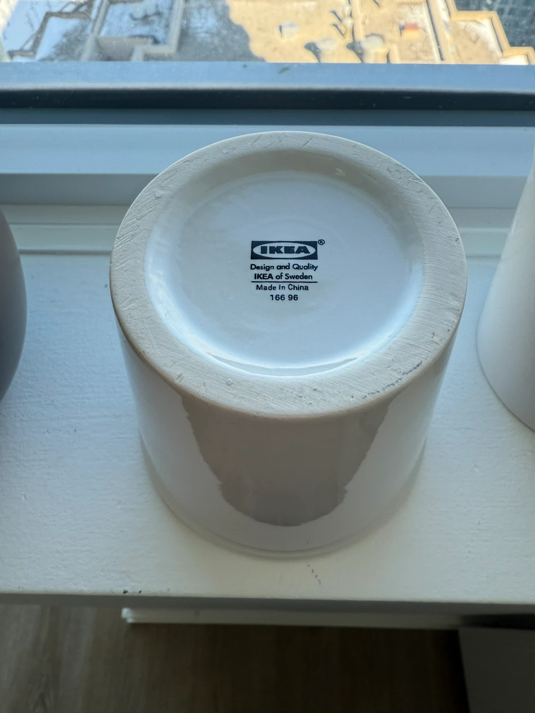 IKEA White Ceramic Plant Pots (Set of 3) - photo 4