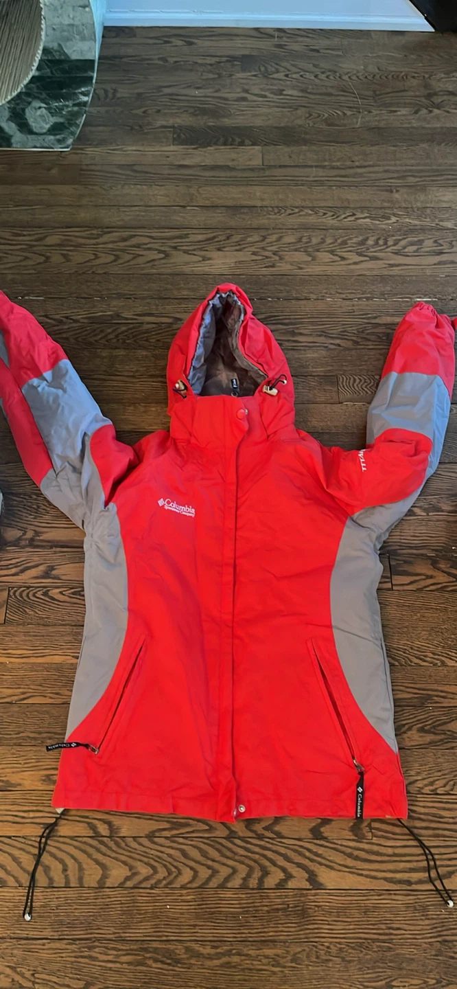 Columbia Ski Jacket - Red/Grey