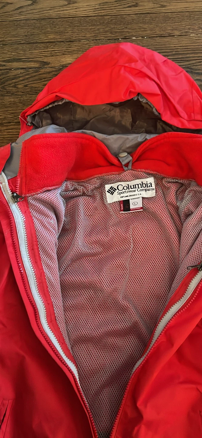 Columbia Ski Jacket - Red/Grey - photo 2
