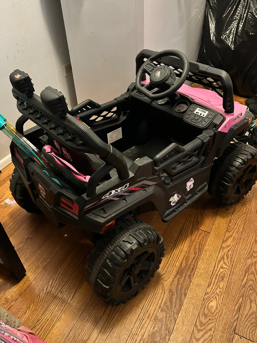 Kids Pink Ride-On UTV 4x4 Toy Car