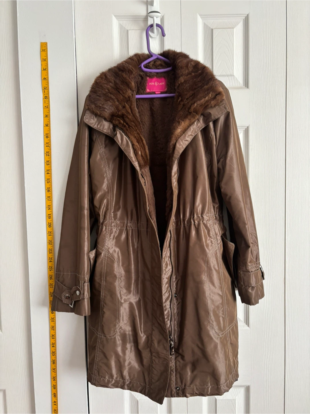 100% rabbit fur vintage jacket