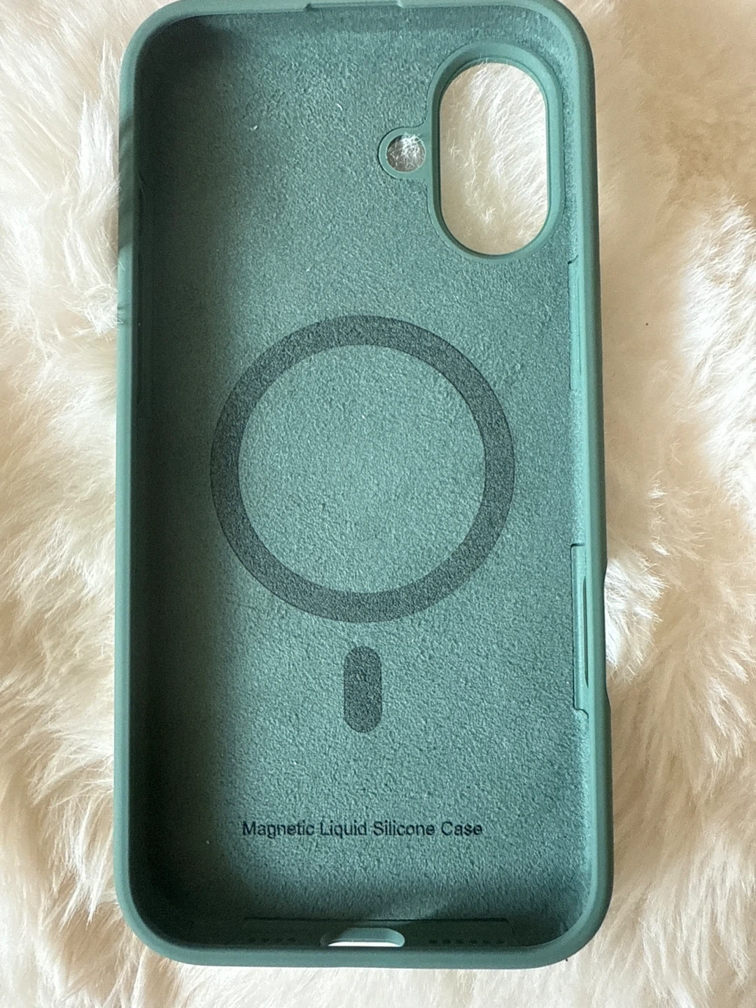Green Dinosaur Embossed Magnetic Silicone Phone Case - photo 2