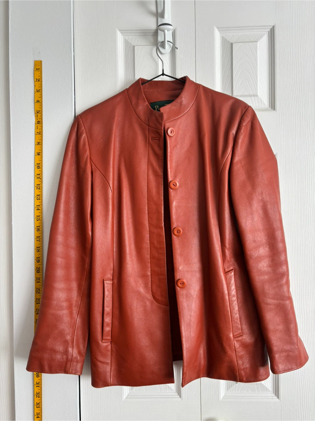 100% lamb-leather vintage jacket