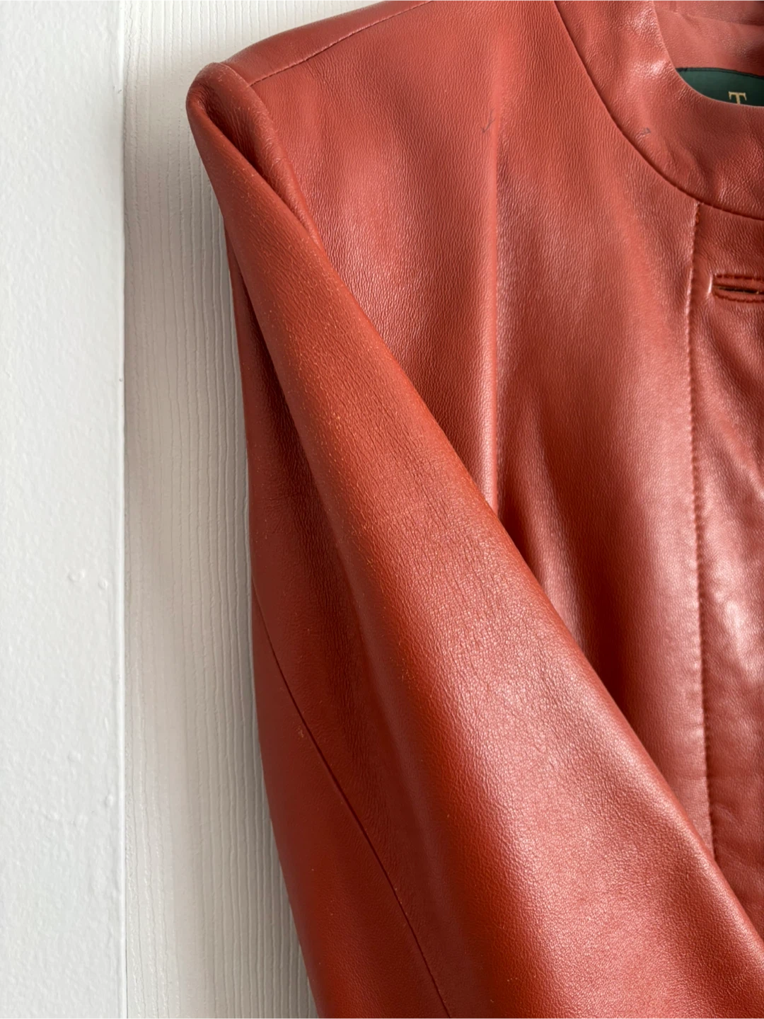 100% lamb-leather vintage jacket - photo 2