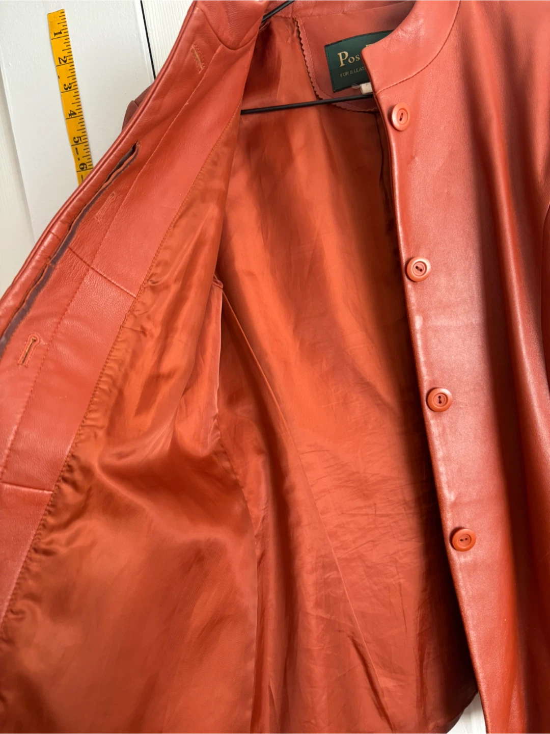 100% lamb-leather vintage jacket - photo 3