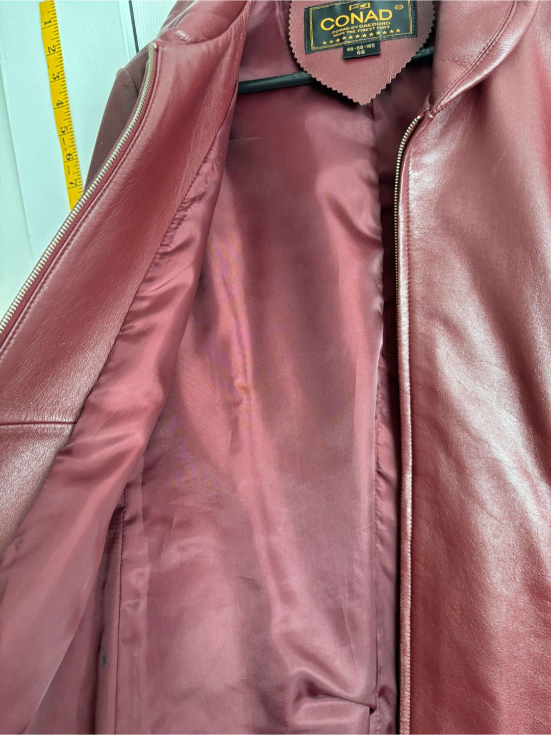 100% lamb-leather vintage jacket - photo 3