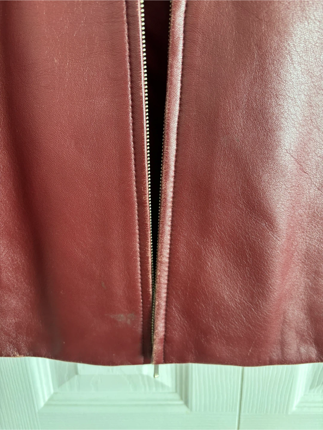 100% lamb-leather vintage jacket - photo 2