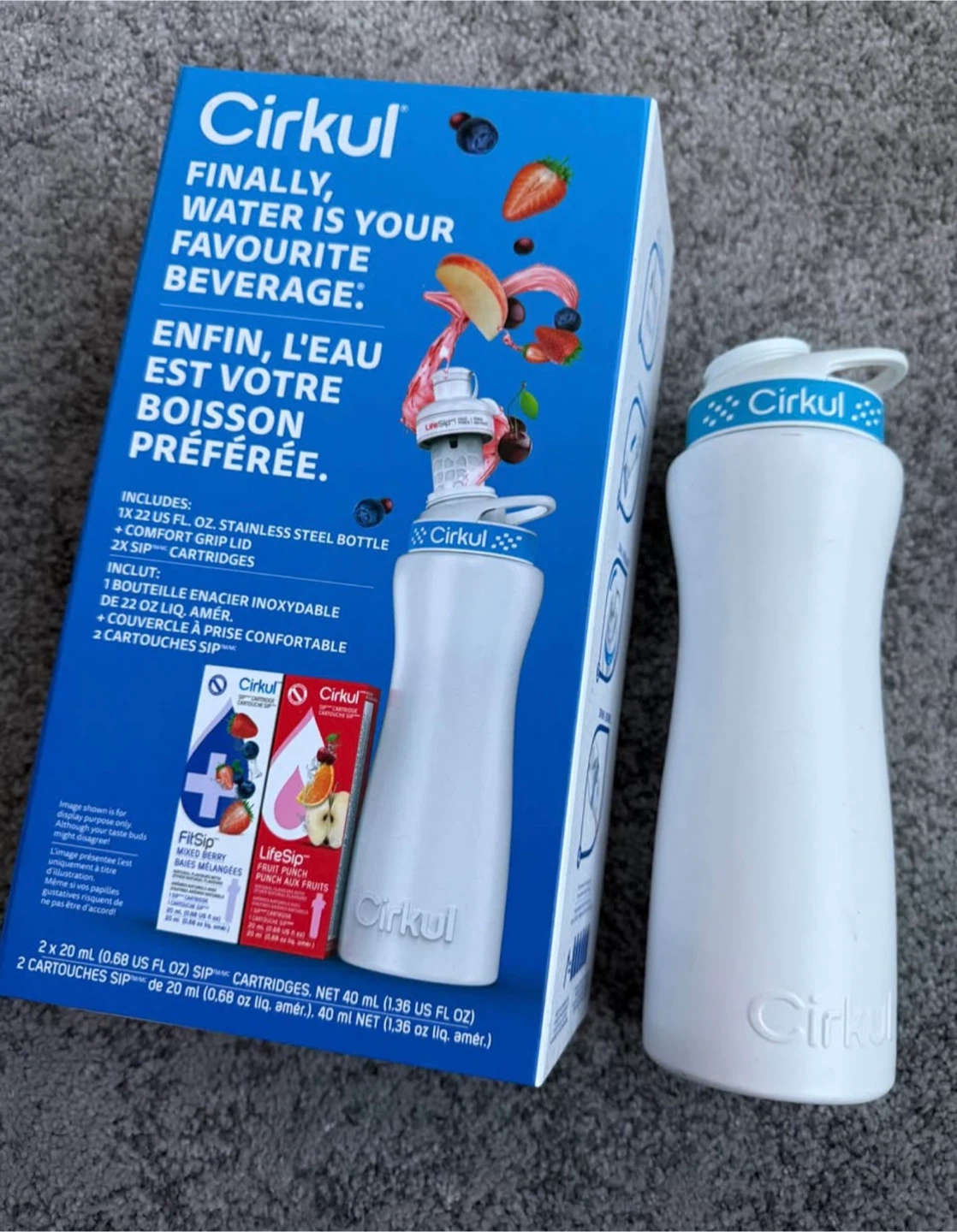 Cirkul Water Bottle without Cartridges