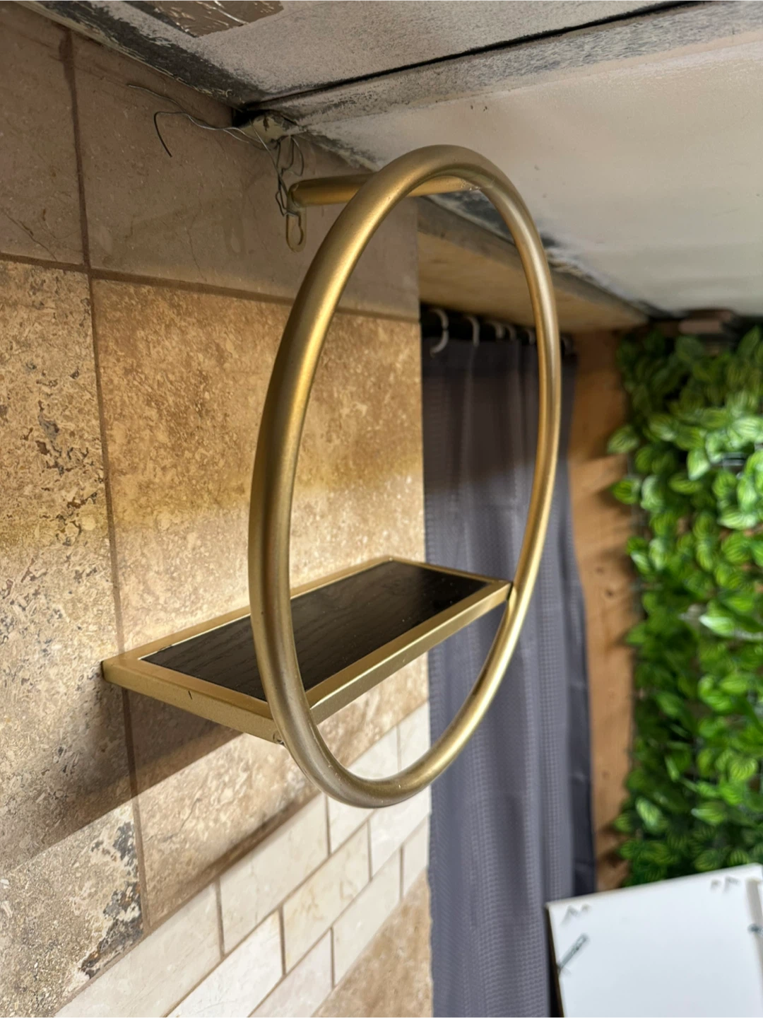 Gold Ring Wall Shelf - photo 2