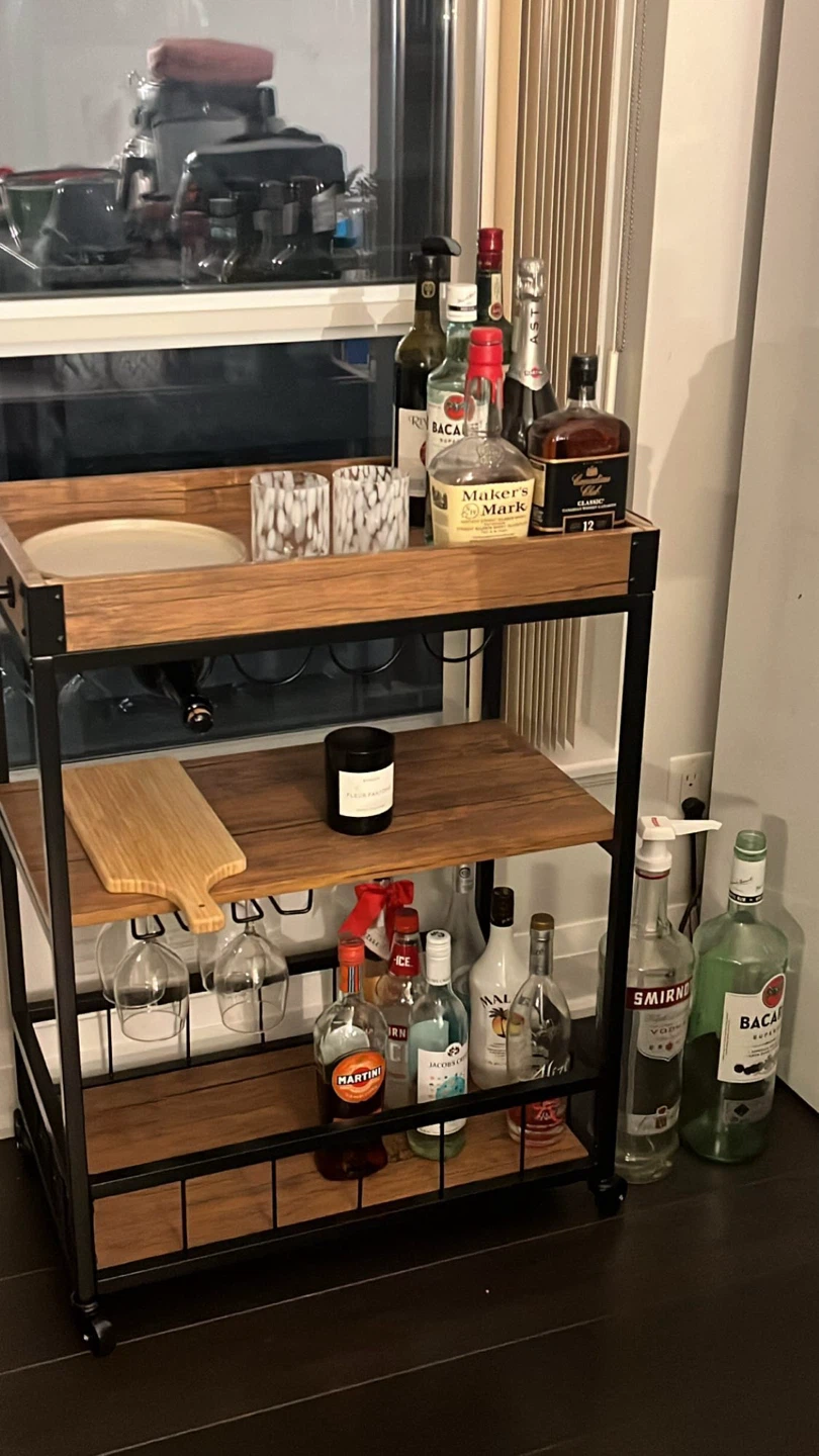 Metal Bar Cart - photo 2