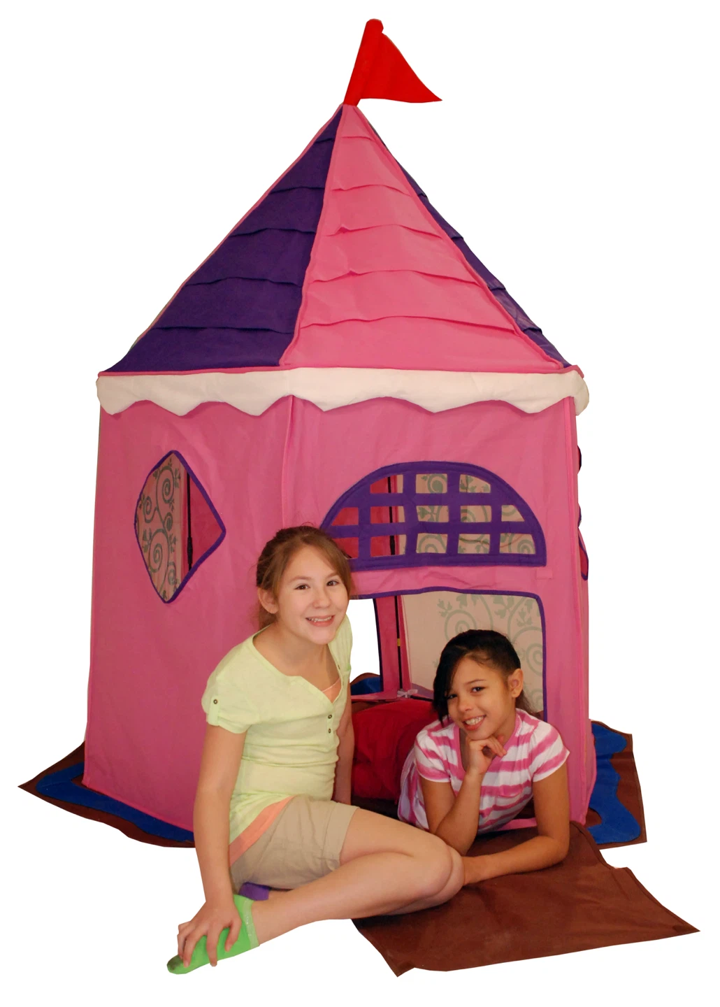 Pink Princess Castle Play Tent for Kids