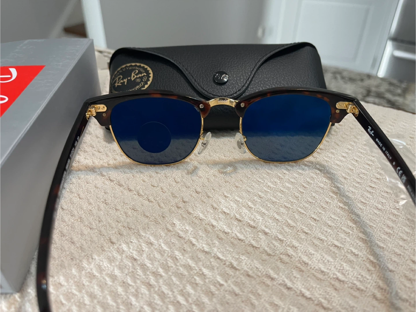 🕶️ New in Box Ray-Ban Polarized Clubmaster’s . MADE IN ITALY 🇮🇹 - photo 5