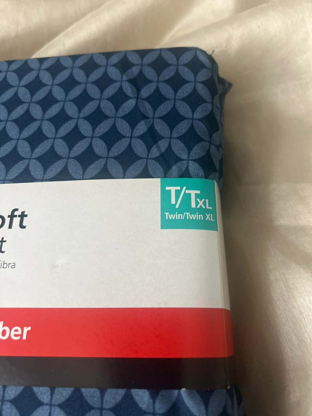 Super Soft Microfiber Sheet Set - Twin/Twin XL Navy Geo - photo 2