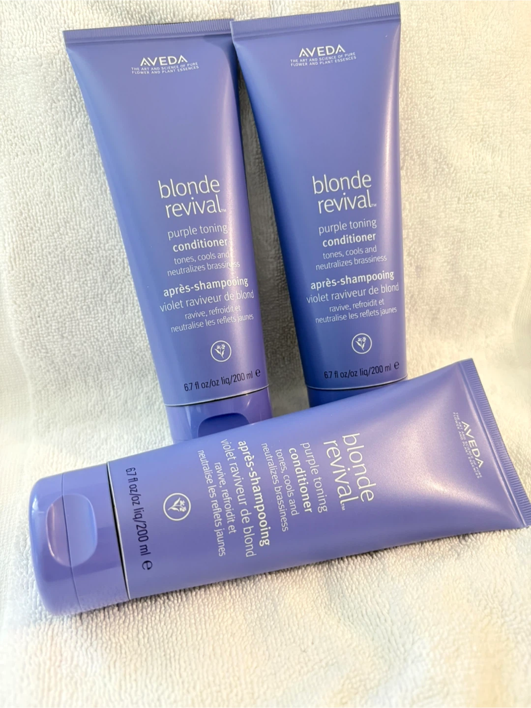 Aveda Blonde Revival Purple Toning Conditioner (3 x 200ml) - photo 2