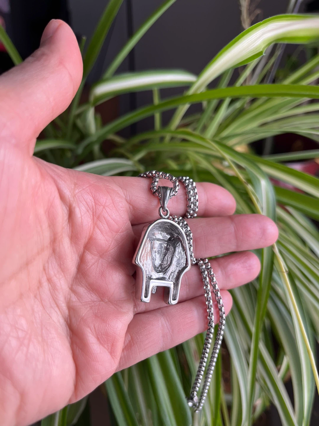 Pharaoh Pendant Necklace. Stainless steel - photo 2