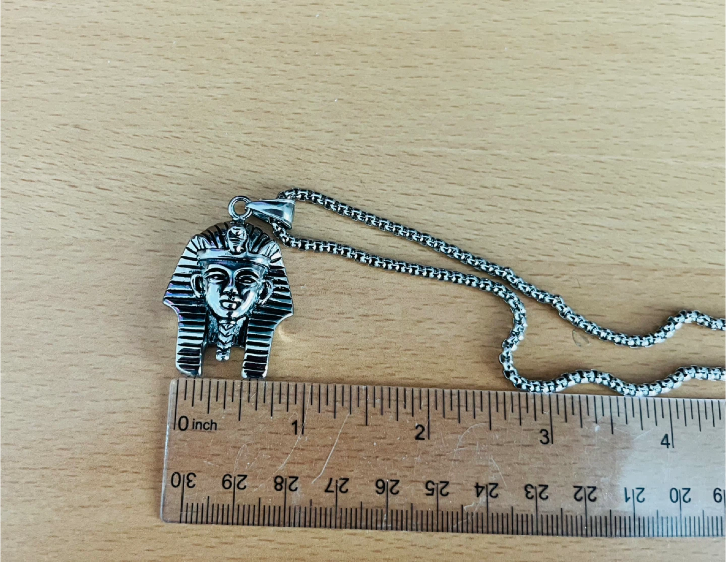 Pharaoh Pendant Necklace. Stainless steel - photo 5