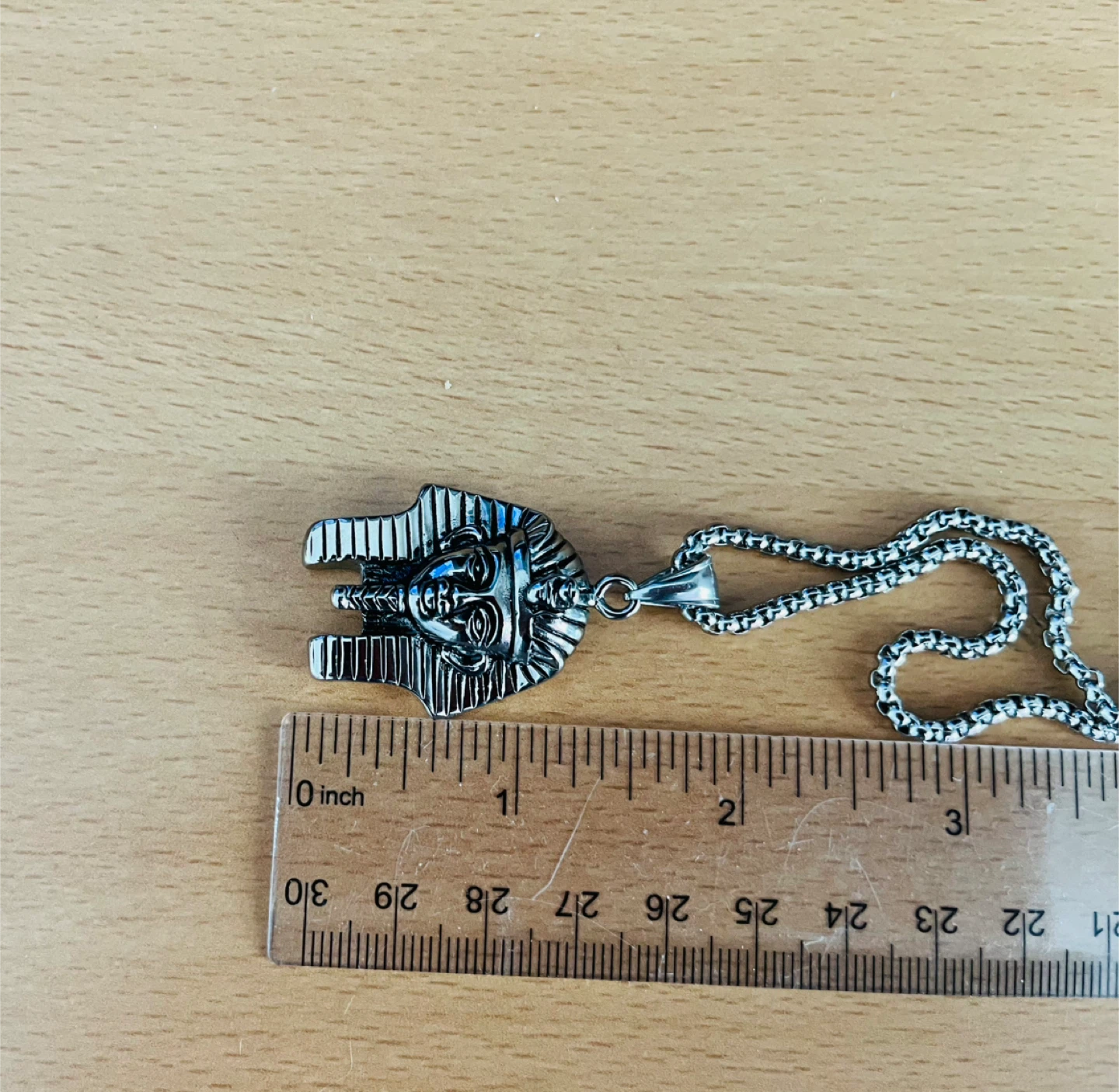 Pharaoh Pendant Necklace. Stainless steel - photo 4