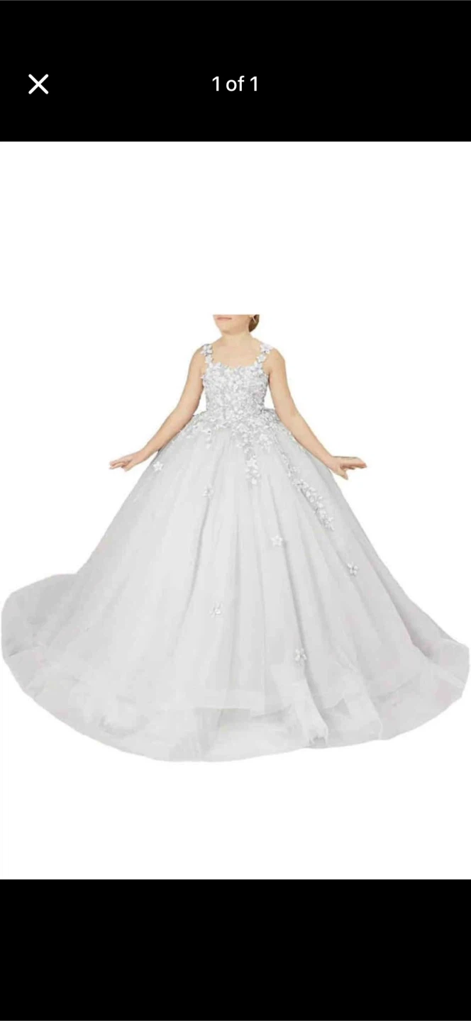 White Flower Girl Dress